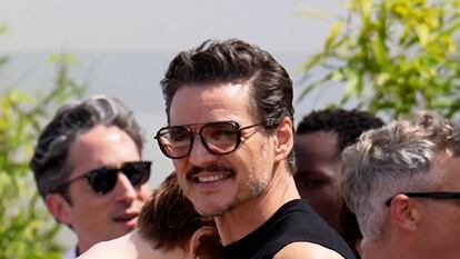 El actor Pedro Pascal, antes de la rueda de prensa de presentación de la película 'Eddington' en el Festival de Cannes de 2025.