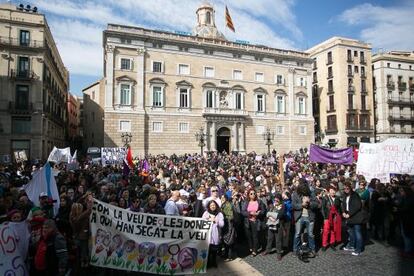 Manifestació a Barcelona.