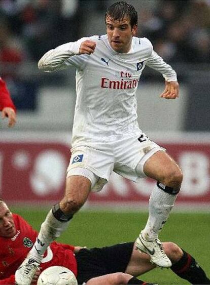 Van der Vaart, centrocampista del Hamburgo