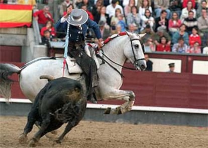 El rejoneador Álvaro Montes, en las Ventas.