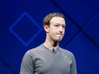 Zuckerberg, en una conferencia en abril de 2017