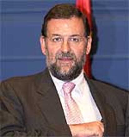 Rajoy, durante la rueda de prensa en la que ha informado sobre las detenciones.