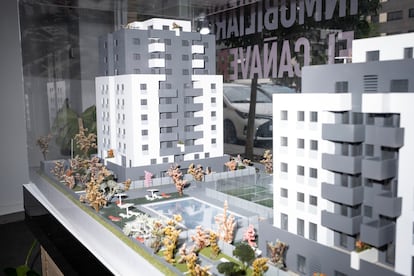 DVD 1271 (16/06/25) Madrid.
Maqueta de unas de las urbanizaciones proyectadas en El Cañaveral.
David Expósito