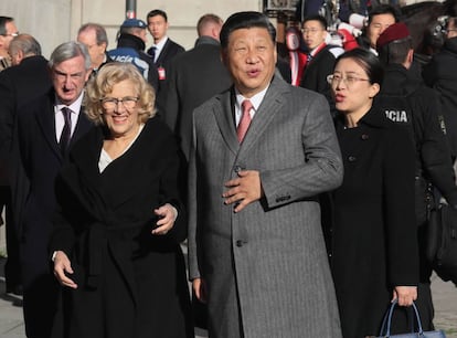 El presidente de China, Xi Jinping, ha recibido este miércoles las Llaves de Oro de la ciudad de Madrid, que serán utilizadas para