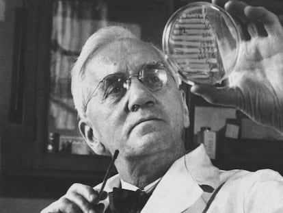 Alexander Fleming, descubridor de la penicilina.