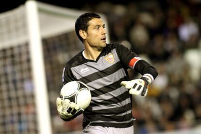 Palop, ayer en Mestalla.