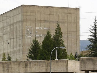 -Fotografía de archivo de la central nuclear de Santa María de Garoña (Burgos)