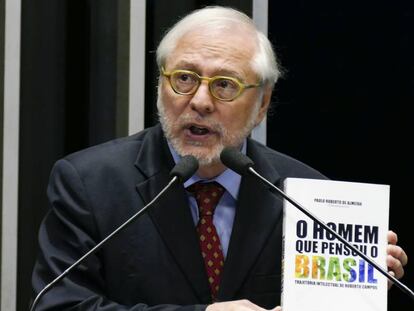 Paulo Roberto de Almeida, no Senado, em abril de 2017.