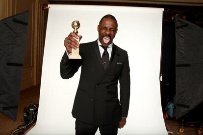 Idris Elba ha conseguido su primer Globo de Oro como Mejor Actor por su papel en la serie de la BBC, Luther.