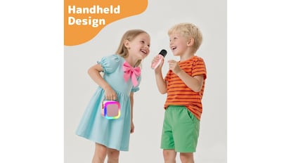 Esta mini máquina de karaoke para niños es una de las más vendidas en Amazon.