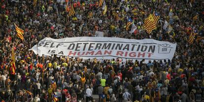 Manifestacion el 1 de octubre de 2018