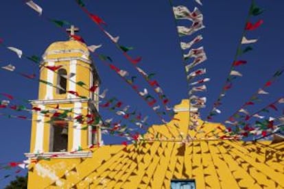 Una de las iglesias de la ciudad mexicana de Campeche.