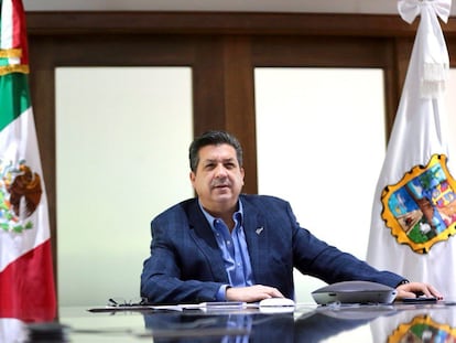 Francisco García Cabeza de Vaca en Ciudad Victoria (Estado de Tamaulipas), en mayo de 2021.