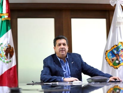 Francisco Javier García Cabeza de Vaca, gobernador del estado de Tamaulipas por el PAN, acusado por las Fiscalía de delincuencia organizada.