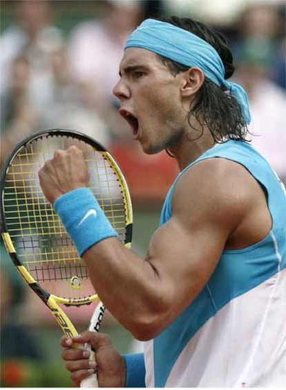 Nadal celebra la victoria