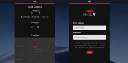 Desde esta app podéis controlar el estado de Tesla.