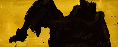 'El perro de Goya' (1975), obra de Robert Motherwell.