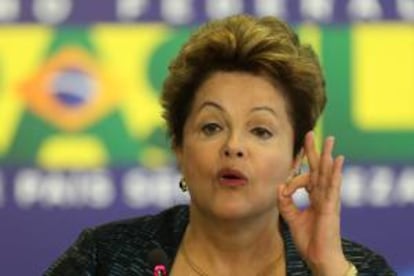 La presidenta brasileña, Dilma Rousseff.