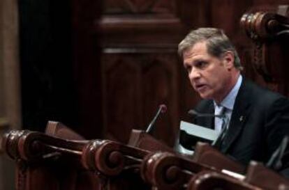 El presidente del grupo de los populares catalanes (PPC) en el ayuntamiento de Barcelona, Alberto Fernández Diaz. EFE/Archivo