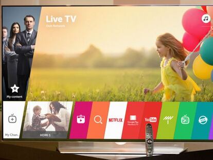 LG prepara WebOS 3.0 para sus Smart TV que llegará con multipantalla