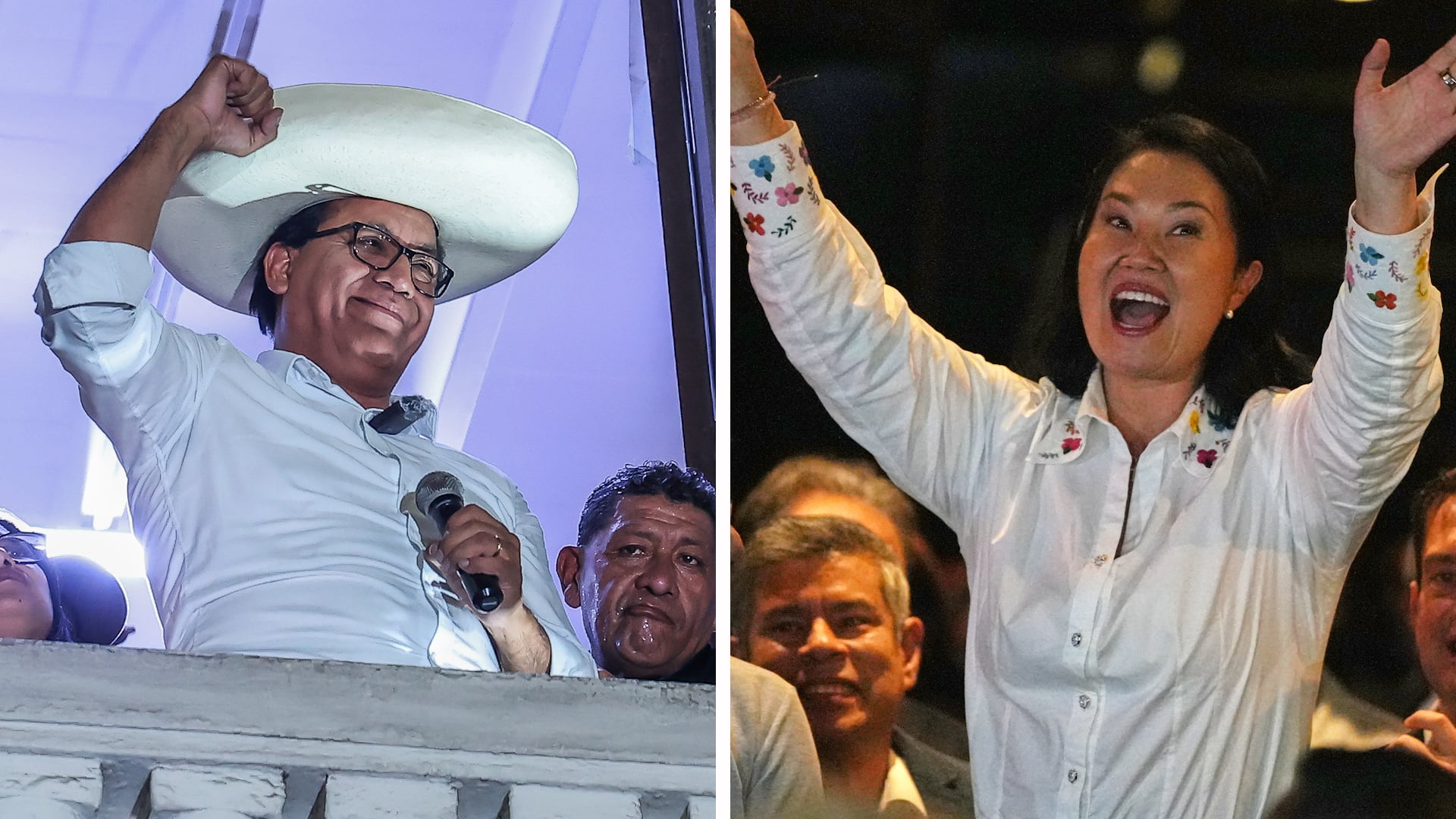 Empate técnico en la elección presidencial de Perú entre Fujimori y Sánchez