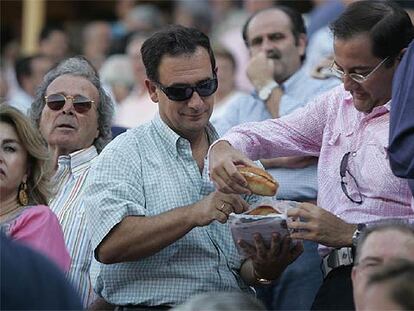 Joaquín Bascuñana, en una corrida de toros