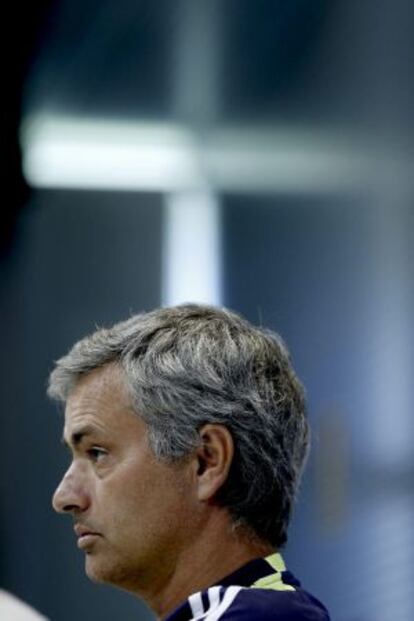 José Mourinho, durante la rueda de prensa