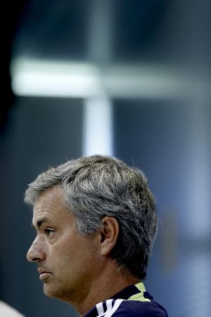 José Mourinho, durante la rueda de prensa