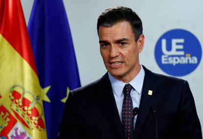 El presidente del Gobierno en funciones, Pedro Sánchez, el pasado 2 de julio en Bruselas.