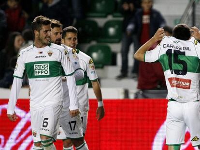Gil celebra el gol de la victoria.