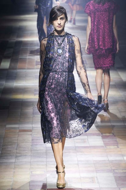 La metalizada retrospectiva de Lanvin