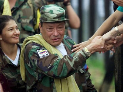 El guerrillero colombiano y fundador de las FARC Manuel Marulanda V&eacute;lez &quot;Tirofijo&quot;.