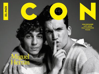 Miguel Herrán y Jaime Lorente, protagonistas del número de septiembre de ‘ICON’