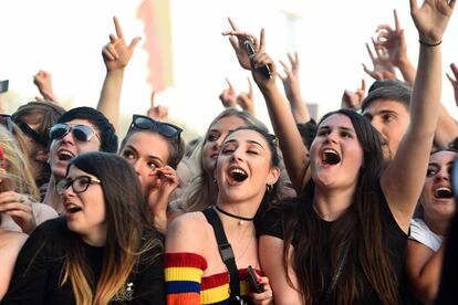 Asistentes al TRNSMT festival de Glasgow.