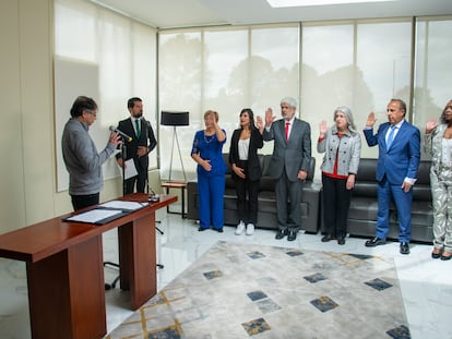 Acto de posesión de ministros en el Gobierno de Gustavo Petro, en Bogotá, el 11 de agosto de 2022.