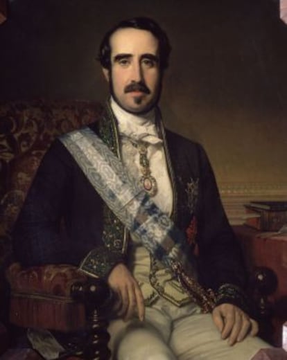 El Marqués de Molins (1812-1889) retratado por Federico Madrazo.