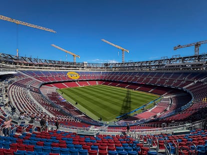 Así avanzan las obras del estadio Camp Nou, en imágenes