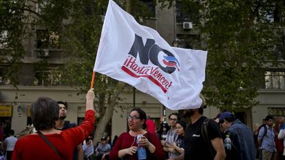 Celebración en Chile del 30 aniversario de la victoria del 'No' a Pinochet.