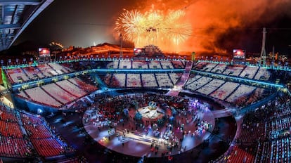 Ceremonia de clausura de Pyeongchang 2018.
