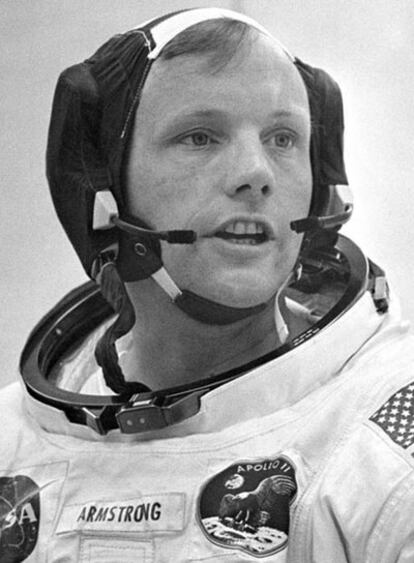 Neil Armstrong<b><i>.</b></i> Ohio, 5 de agosto de 1930. Alunizó con el <i>Apollo 11</i> el 21 de julio de 1969. Retirado de la vida pública desde 1971.