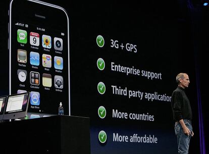 El nuevo Iphone3G estará a la venta en 22 países, España incluida, desde el próximo 11 de julio.