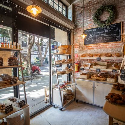 Interior de la panadería Cinco y dos en la Ciudad de México el 4 de enero del 2024.