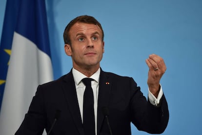 El presidente de Francia, Emmanuel Macron.