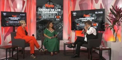 Foro Ciudad de Cuidados: Clara Brugada con la periodista Gabriela Warkentin