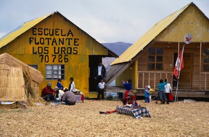 Un colegio indígena en Puno (Perú).