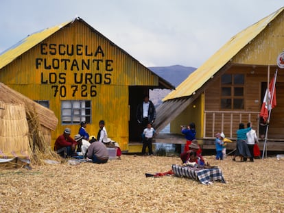 Un colegio indígena en Puno (Perú).