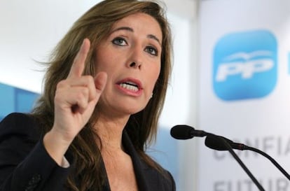 Alicia Sánchez-Camacho, presidente del PP catalán.