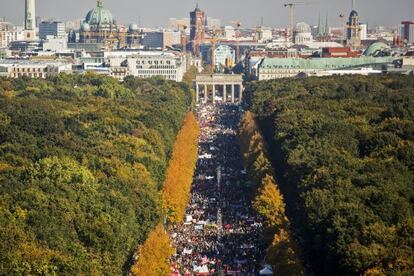 Manifestaci&oacute;n contra el TTIP en Berl&iacute;n (Alemania)