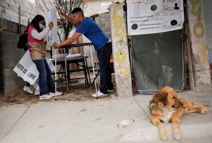 Instalación de casillas en Ciudad Juárez, Chihuahua. El Instituto Nacional Electoral (INE) adelantará el sistema para ubicar en línea las casillas para participar en la consulta de revocación de mandato.