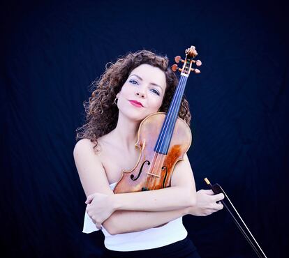 La violinista Anna Urpina, en una imagen cedida.